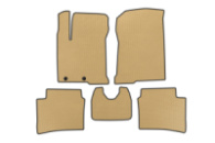 Коврики EVA (Бежевые) для Hyundai Bayon 2021- гг