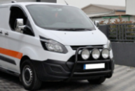 Кенгурятник WT022 Black (нерж.) для Ford Custom 2013-2022 гг