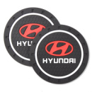 Килимки в підстаканник антиковзаючі Hyundai 7см 2шт