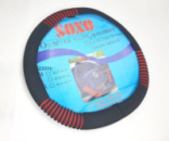 Оплетка на руль эластичная 103288 черная/красн