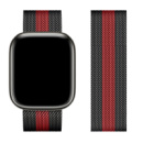 Ремешок металлический Hoco iWatch WA03 milanese steel 38/ 40/ 41mm black red