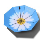 Зонт автомат складной Ромашка 9443 95 см голубой