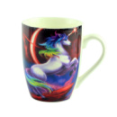 Чашка «Mug unicorn Desing», темно-червона