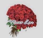 Купити Букет, замовити, доставку квітів троянда 50 см. 51шт. На Подолі Ⓜ️