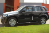 Боковые трубы Black (2 шт., нержавейка) для Suzuki Grand Vitara 2005-2017 гг