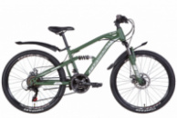 Велосипед 24« Formula BLAZE AM2 DD 2022 (темно-зелений (м))