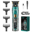 Триммер VGR V-961: Аккумуляторный, для бороды и усов, с 4 сменными насадками / Мужской триммер для окантовки