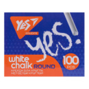 Мел белый круглый YES Erudite 400443 100 шт