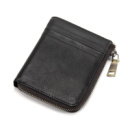 Невелике чорне портмоне на блискавці Tiding Bag M39-9600A