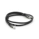 Патч-корд литой RITAR, UTP, RJ45, Cat.6, 1m, черный, Cu (медь)