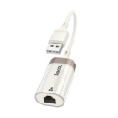 Контроллер HOCO UA41 USB 2.0 to Ethernet - Сетевой адаптер 10/100Mbps, White, BOX