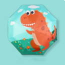 Зонт детский складной Оранжевый динозавр 8269 50 см