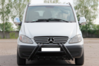 Кенгурятник WT01 Black (нерж.) для Mercedes Viano 2004-2014 гг