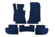 Коврики EVA (2021-2024, синие) для Mercedes E-class coupe C238