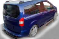 Задняя дуга AK002 Черная для Ford Courier 2014-2023 гг