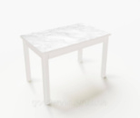 Стол обеденный раскладной Fusion furniture Фишер Белый/Стекло УФ 15 265