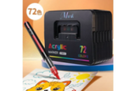 Набір АКРИЛОВО-АКВАРЕЛЬНИХ маркерів Acrylic (MAP-16) (72шт-72кол.) (Чорн. бокс)