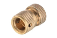 Коннектор латунный на шланг с аквастопом Intertool-Storm 1/2« × 3/4» (GE-1217)