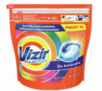Капсули для прання кольорової білизни Vizir Go Pods Color 3в1 43шт.