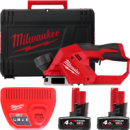 Рубанок акумуляторний безщітковий MILWAUKEE, M12 BLP-402X (зарядний пристрій С12, 2 акумулятори М12 В4 4Аг, HDкейс)