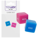 Набір з 2 кубиків для дорослих секс з завданнями «Lovers Dice» від Joy Toy