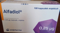 ​Альфадіол / Alfadiol (Альфакальцидол / Alfacalcidol) 0.25 мкг 100 капсул (Polpharma, Польща)