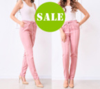 Жіночі брюки батал з високою посадкою «Indigo» оптом | Розпродаж моделі