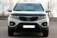 Кенгурятник WT007 Black (нерж.) для Kia Sorento II XM 2009-2014 гг