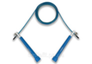 Швидкісна скакалка EasyFit Speed Cable Rope 3 м для схуднення, синя
