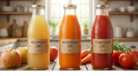 Набір свіжих натуральних соків (яблуко, морква, томат) — 1 л / 3×1 л