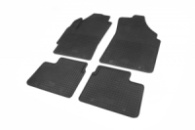 Резиновые коврики (4 шт, Polytep) для Daewoo Matiz 2009-2015 гг