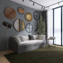 Кровать односпальная с ящиками Эверест Комфорт 3 193х84х59 см Графит (DTM-5728)