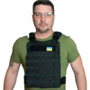 Плитоноская тактическая Kirasa ВСУ (ЗСУ) KI1011 черная