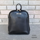 Рюкзак-сумка трансформер городской молодежный эко-кожа Черный