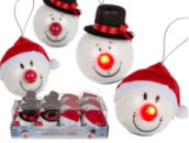 Куля «Santa & Snowman» LED