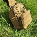 Тактический рюкзак через плечо | Нагрудная сумка мужская тактическая тканевая | Мужская сумка FH-770 рюкзак слинг