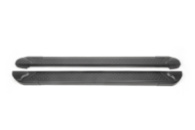 Боковые пороги Allmond Black (2 шт., алюминий) для Volkswagen T-Cross 2019-2024