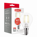 Светодиодная LED лампа MAXUS (filam), G45, 4W, яркий свет,E14 (1-LED-548-01)
