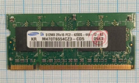 Оперативна пам'ять Samsung SODIMM DDR2-266 512MB PC2-4300 (M470T6554CZ3-CD5  б/в