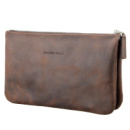 Барсетка чоловіча вінтажна 711145 шкіряна Коричнева