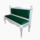 Лавка храмова зі спинкою № 765, довжина 100 см
