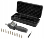 Отвертка-битодержатель динамометрическая цифровая двустороннего действия 1/4 (0.2-2Нм) PROTESTER ANS-R-2