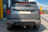 Задняя защита AK007 Черная (нерж. сталь) для Renault Duster 2024- гг