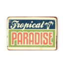 Магніт вінтаж «Tropical Paradise», метал, 10 х 8 см