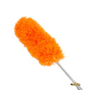 Пипидастр для смахивания пыли Microfibre Duster 33-80 см оранжевый метелка для сбора пыли