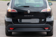 Задняя дуга AK002 Черная (нерж. сталь) для Renault Scenic/Grand 2009-2016 гг