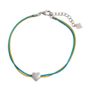 Серебряный браслет CatalogSilver с без камней, вес изделия 1,55 гр (2134046) 1720 размер