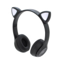 Бездротові навушники Bluetooth Cat Ear P47M Led, Black