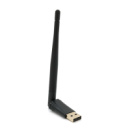 Беспроводной сетевой адаптер  Wi-Fi-USB AUFA W114, 802.11bgn, 150Mbps, 2.4 GHz, WIN7/8/10/11/MAC/LINUX, Blister
