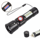Ліхтар SY-1903C-P50+SMD+RGB Alarm, ЗУ USB, кишеньковий ліхтар із usb зарядкою